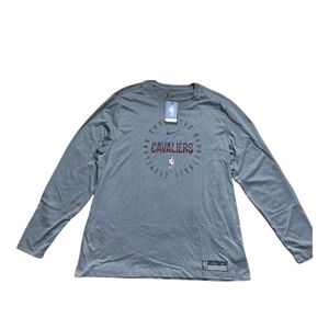 NWT Men's Nike Cleveland Cavaliers Official NBA Long Sleeve Shirt, XXL, Gray